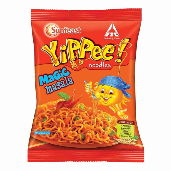 Yippee Sunfeast Magic Masala Instant Noodles, 60 g Pouch