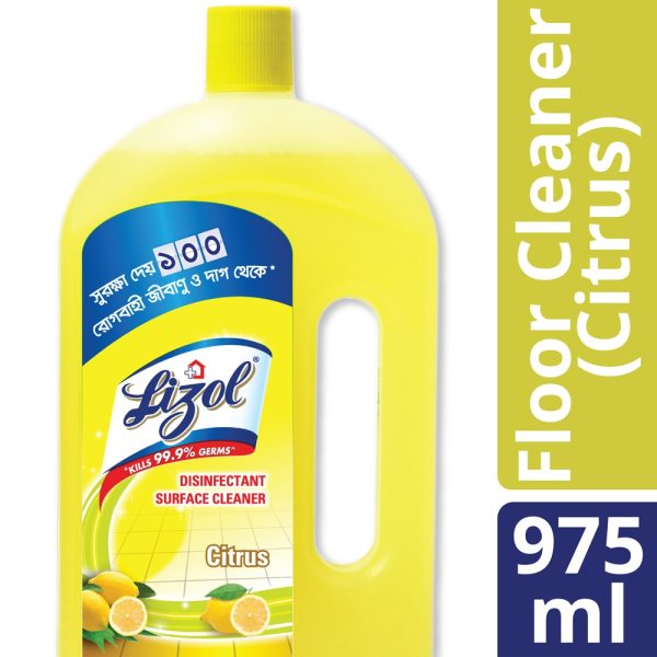 Lizol Citrus 975Ml (12Pcs)