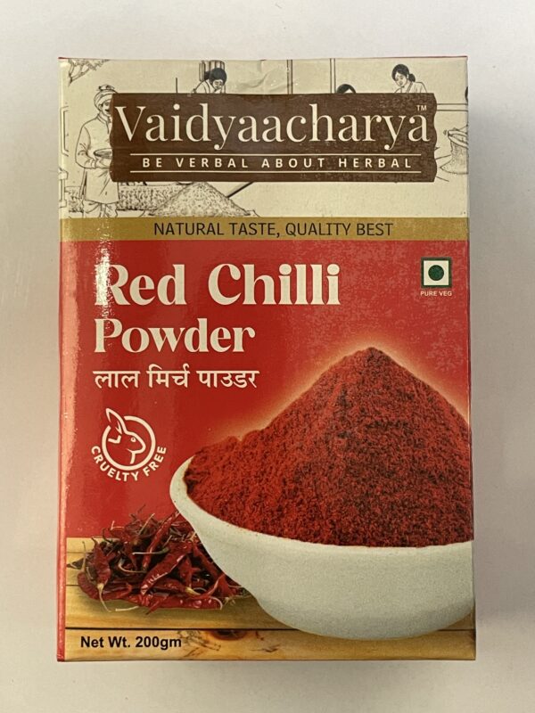 Vaidyaacharya Red chilli powder 200grm