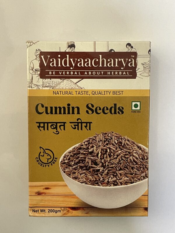 Vaidyaacharya Cumin Seeds | Sabut Jeera 200grm