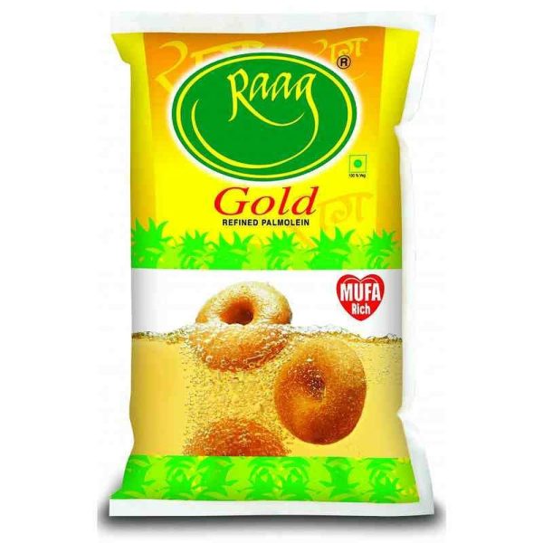 Raag Gold Refined Oil 1lt(10 POUCH)